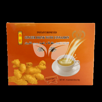 Sun Moon instant mézes gyömbér tea fahéjjal 15x18g 270 g • Egészségbolt
