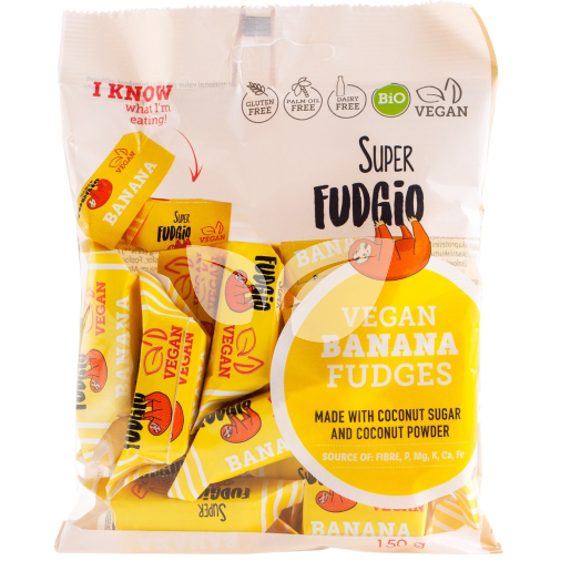 Super fudgio bio tejmentes banános karamella 150 g • Egészségbolt
