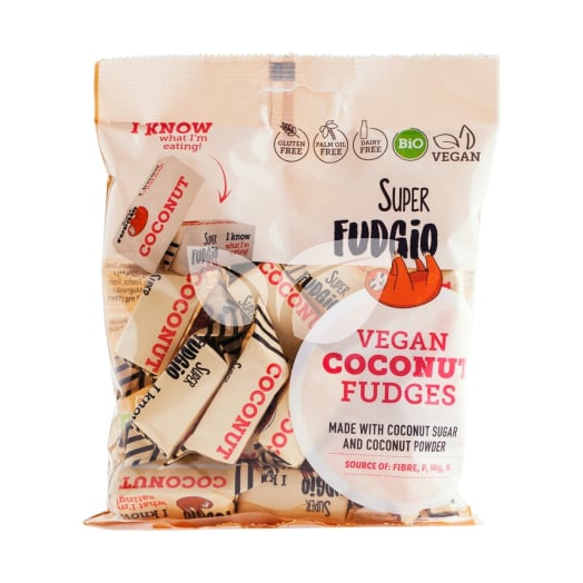 Super fudgio bio tejmentes kókuszos karamella 150 g • Egészségbolt