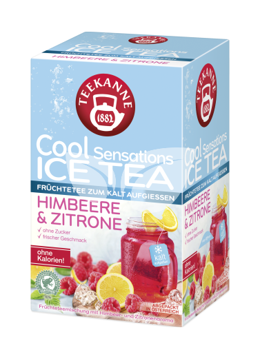 Teekanne cool sensations málna citrom ízű gyümölcs ice tea 45 g • Egészségbolt