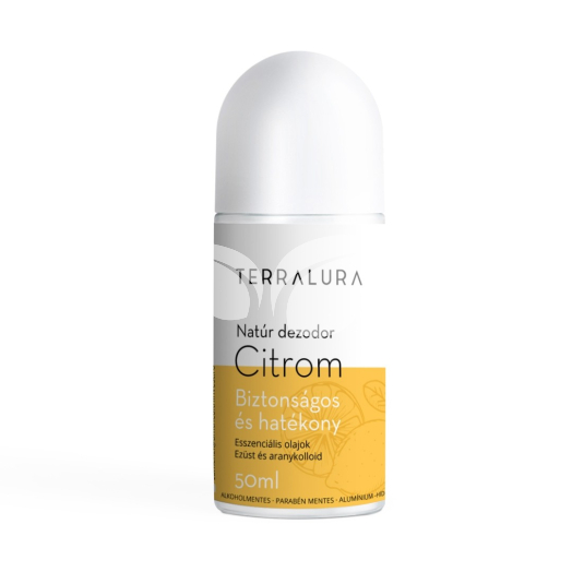 Terralura golyós natúr deo citrom 50 ml • Egészségbolt