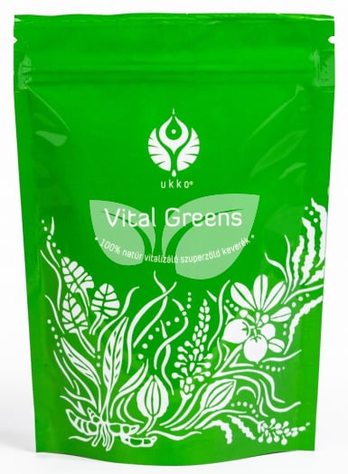 Ukko vital greens 100% natúr vitalizáló szuperzöld teakeverék 120 g • Egészségbolt