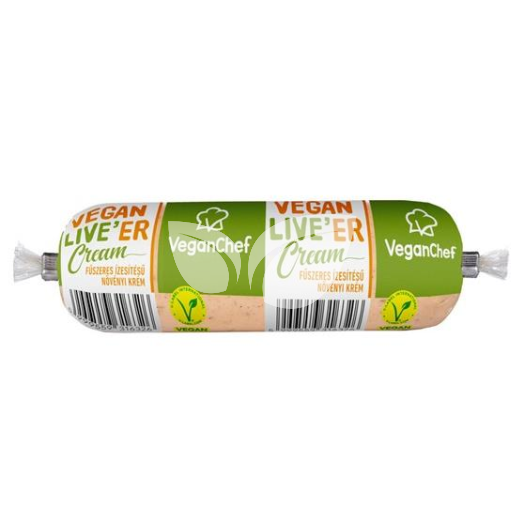 Veganchef live`er fűszeres ízesítésű növényi krém 125 g • Egészségbolt