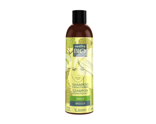 Venita 95% bio natural vegán erősítő hajsampon tartás nélküli hajra nyírfa kivonattal 300 ml • Egészségbolt