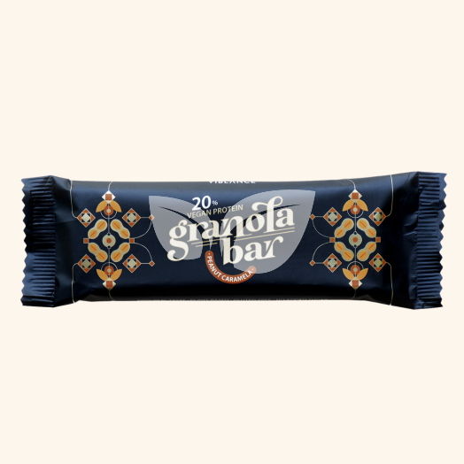 Viblance gluténmentes protein granola szelet peanut caramela 50 g • Egészségbolt