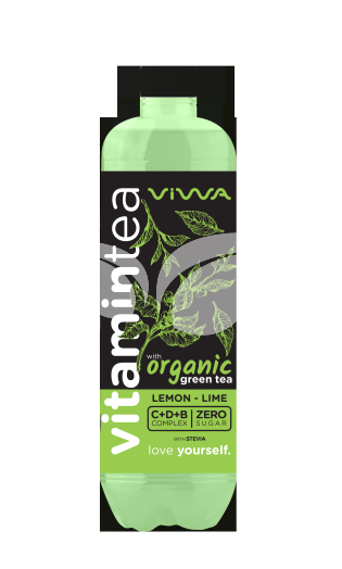 Viwa vitamintea green tea lemon 600 ml • Egészségbolt