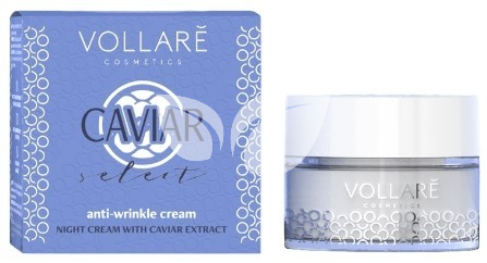 Vollaré caviar kaviáros bőrfiatalító és bőrregeneráló anti-aging éjszakai arckrém 50 ml • Egészségbolt