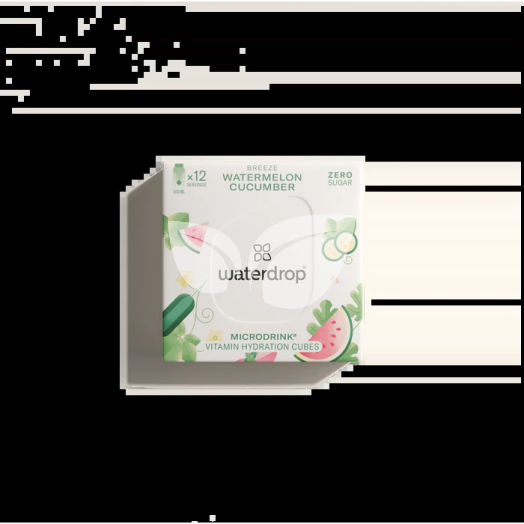 Waterdrop microdrink breeze görögdinnye, uborka, kakukkfű ízesítéssel 12 db • Egészségbolt