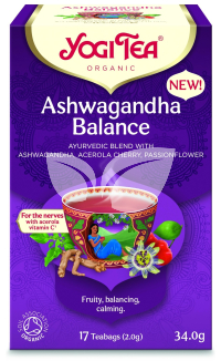 Yogi bio tea ashwagandha egyensúly 17x2g 34 g