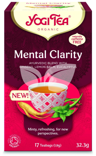 Yogi bio tea friss elme 17x1,9g 32 g • Egészségbolt
