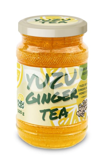 Yuzu tea immunerősítő készítmény gyömbéres (yuzu citrom 18%, gyömbér 20%, méz 5% tartalommal) 500 g • Egészségbolt