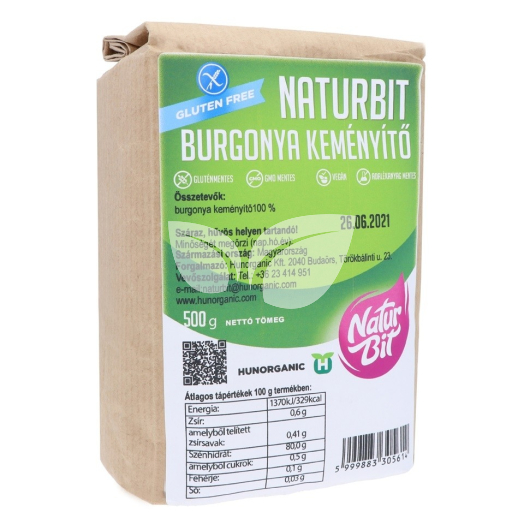 Naturbit Burgonya Keményítő gluténmentes 500 g • Egészségbolt