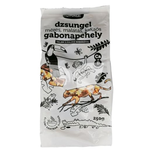 Cornexi Dzsungexi Mézes - Malátás - Kakós  teljeskiörlésű gabonával Ca+D-vitaminnal 250 g • Egészségbolt