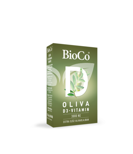 BioCo OLIVA D3-VITAMIN 3000NE 60 db • Egészségbolt