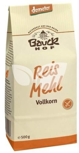 Bauck Hof bio gluténmentes rizsliszt teljes kiőrlésű 500 g • Egészségbolt