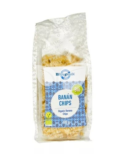 Biorganik bio banánchips 100 g • Egészségbolt