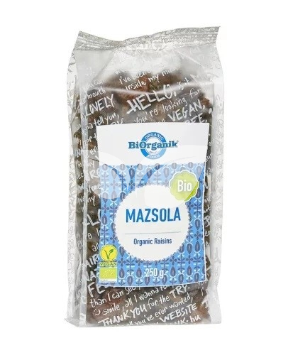 Biorganik Bio Mazsola 250 g • Egészségbolt