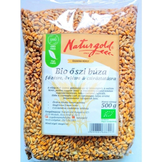 Naturgold bio őszi búza 500 g • Egészségbolt