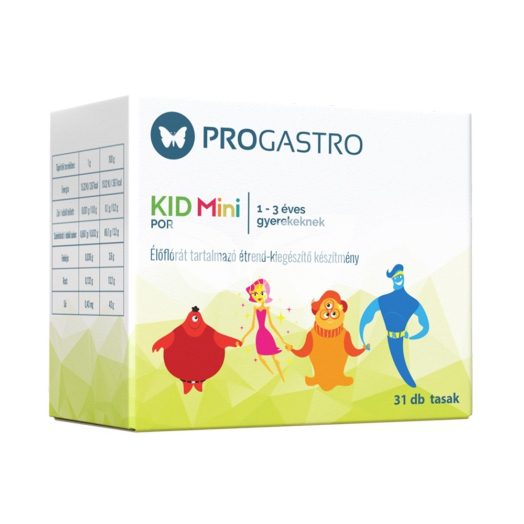 ProGastro KID Mini 1-3 éves gyerekeknek (31 db tasak) • Egészségbolt