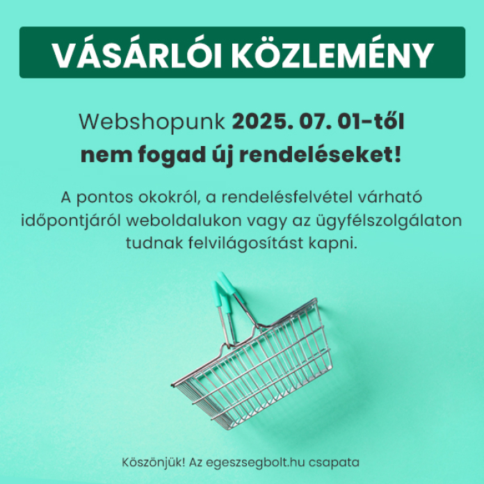 Vásárlói közlemény